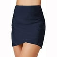 thumbnail image 1 of IROINNID Mini Elastic Waist Skirt For Women Bikini Bottom Swim Skirt Tulip Hem Beach Skirt Solid Color Skirt, 1 of 4