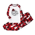 thumbnail image 1 of IROINNID Pajamas Set for Family for Christmas Winter Warm Set Classic Printed Home Wear Sleepwear Two-piece Kids Set, 1 of 7