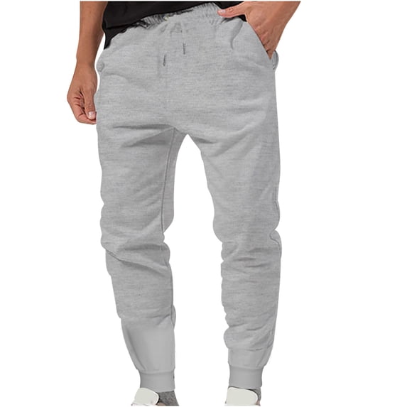 IROINNID Pants for Mens Workout Lightweight Plain Sport with Pockets and Drawstring (Regular and Big & Tall Sizes)