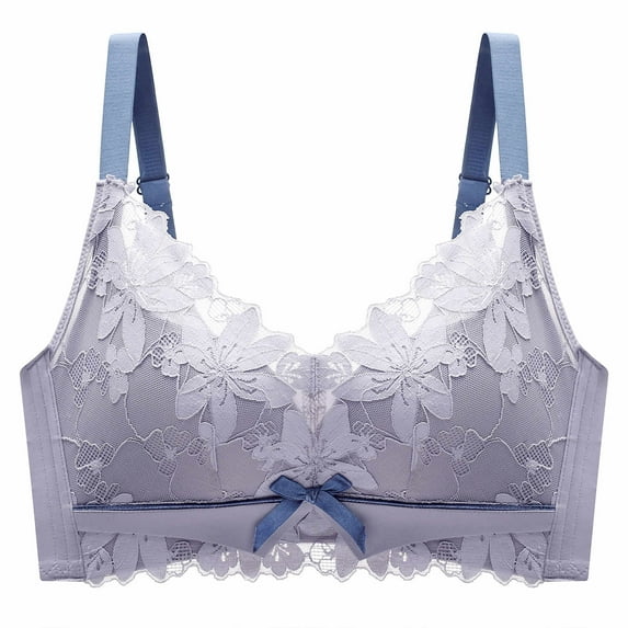 IROINNID Push-Up Bras For Women Solid Lace No Steel Ring Sexy Gathering Adjustment Lift Breathable Underwear