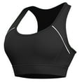 thumbnail image 1 of IROINNID Racerback Bras for Women Sports Bras Sports Bra Fitness Running Shockproof Yoga Top Front Zipper No Steel Ring Comfort Sports Bra,Black, 1 of 5