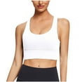 thumbnail image 1 of IROINNID Cross-Back Bra for Women Sports Bras Top Vest Sports Bra Female Yoga Fitness Sports Bra,White, 1 of 9