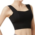 thumbnail image 1 of IROINNID Reduced Sports Bras for Women Seamless Bra Training Sports Underwear Speed Dry Running Fitness Yoga High Strength Shock-proof Sports Bra,Black, 1 of 4