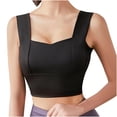 thumbnail image 1 of IROINNID Sports Bras for Women Yoga Bra Top Bra No rims Underwear Base Vest Style Sports Base Underwear,Black, 1 of 6