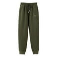 thumbnail image 1 of IROINNID Reduced Womens Sweatpants Casual Jogger Relaxed Fit Windproof Leggings with Thickened Outdoor Comfy Sports Pants,Olive Green, 1 of 4