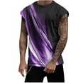 thumbnail image 1 of IROINNID Round Neckline Tank Tops For Men Sleeveless Sports Tank Tops Vest Pullover Graphic Print Tops, 1 of 5
