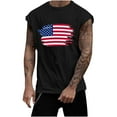 thumbnail image 1 of IROINNID Round Neckline Tank Tops For Men Sleeveless Sports Tank Tops Vest Pullover Graphic Print Tops, 1 of 5