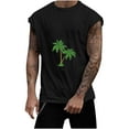 thumbnail image 1 of IROINNID Round Neckline Tank Tops For Men Sleeveless Sports Tank Tops Vest Pullover Graphic Print Tops, 1 of 5