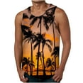 thumbnail image 1 of IROINNID Round Neckline Tank Tops For Men Sleeveless Sports Tank Tops Vest Pullover Graphic Print Tops, 1 of 6