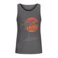 thumbnail image 1 of IROINNID Round Neckline Work Out Tops For Men Sleeveless Sports Fitness Sunset Sleeveless Tank Top T-Shirt Pullover Graphic Print Tops, 1 of 4