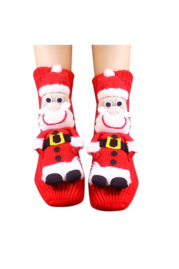 Ankle Socks for Women Fun Socks Christmas Socks Sleep Socks Lovely Socks Floor Socks Cartoon Wool Socks Thickened Warm Socks In Winter