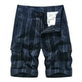 thumbnail image 1 of IROINNID Savings Cargo Shorts for Men Plus Size Cargo Shorts Multi-Pockets Relaxed Summer Beach Shorts Pants,Blue, 1 of 3