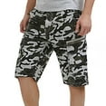 thumbnail image 1 of IROINNID Savings Cargo Shorts for Men Summer Outdoors Multi-pocket Camouflage Sport Shorts Pants,Gray, 1 of 6