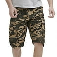 thumbnail image 1 of IROINNID Savings Cargo Shorts for Men Summer Outdoors Multi-pocket Camouflage Sport Shorts Pants,Khaki, 1 of 6