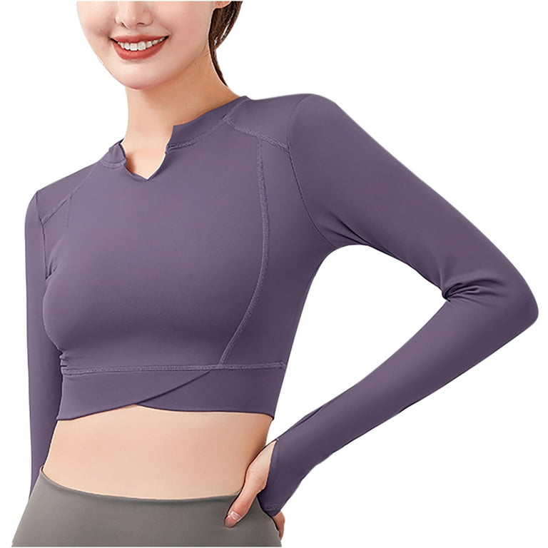https://i5.walmartimages.com/seo/IROINNID-Savings-Dry-Fit-Shirt-Women-Long-Sleeve-Gym-Clothes-Running-Training-Lean-Quick-Dry-Breathable-Tight-And-V-neck-Yoga-Tops-Purple_d35d9e1d-fba9-4e87-bcc9-3ec80180f133.367164f052eeeb9bf6497c265b5cc9ad.jpeg?odnHeight=768&odnWidth=768&odnBg=FFFFFF