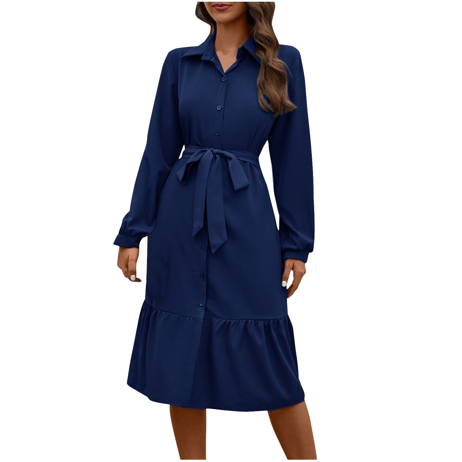 Roper - Womens Mid Length Shirt Dress