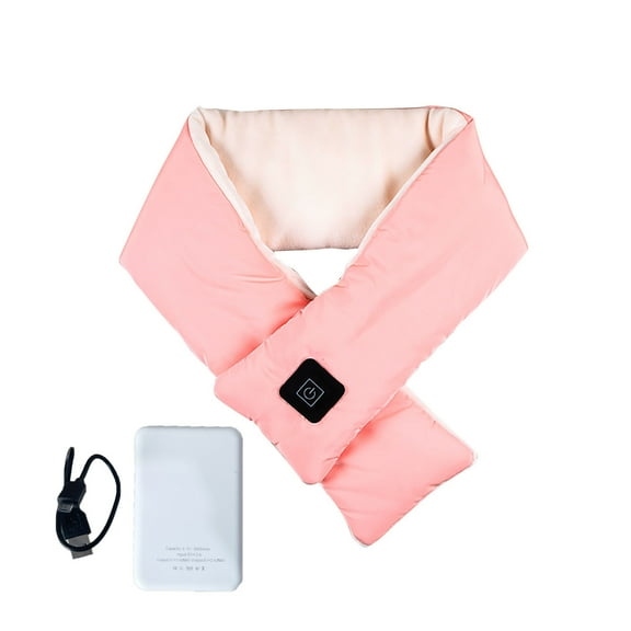 IROINNID Scarfs for Men and Women USB Charging Neck And Shoulder Winter Cold Protection And Warm Keeping Scarves,Pink