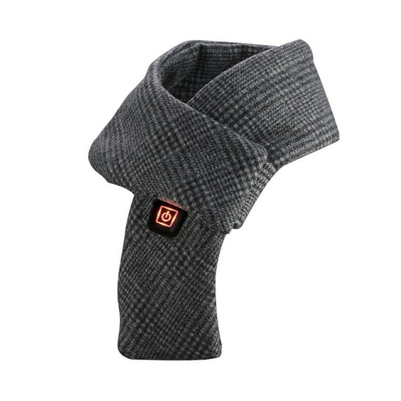 IROINNID Scarfs for Men and Women USB Electric Charging Winter Cold Protection And Warm Keeping Scarf,Gray