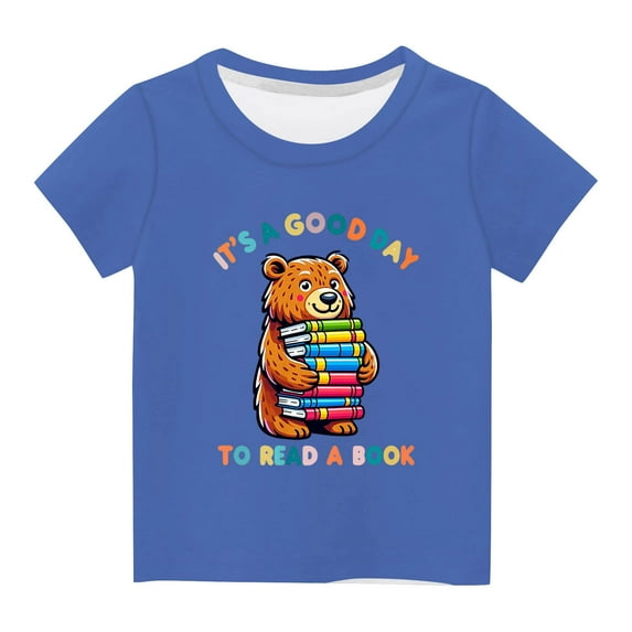 IROINNID Short Sleeve Summer Girls And Boys Shirt Crop Tops Drop Sleeve Crewneck Loose T Shirt 11 Years