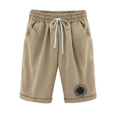 IROINNID Shorts for Women,Plus Size Women's Sport Running Cargo Quick Dry Lightweight Athletic Outdoor Shorts with Drawstring