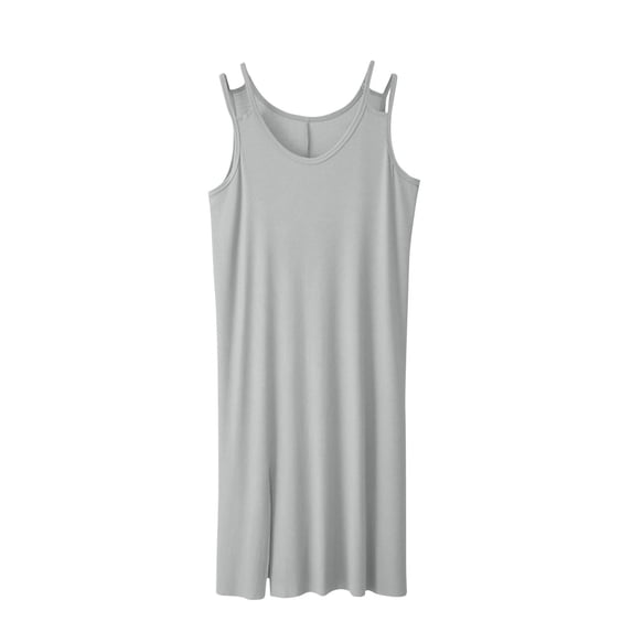 IROINNID Silk Pyjamas Dress for Women, Plus Size Sleeveless Modal Lightweight and Lounge Cooling Summer Pajama for Women