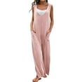 thumbnail image 1 of IROINNID Sleeveless Jumpsuit For Women Full-Length Fashion Summer Casual Pocket Suspender Jumpsuit, 1 of 7