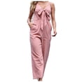 thumbnail image 1 of IROINNID Sleeveless Jumpsuit For Women Full-Length Ladies Summer Backless Loose Long Rompers Jumpsuit, 1 of 9