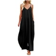 thumbnail image 1 of IROINNID Sleeveless Suspender Jumpsuit For Women Full-Length Fashion Summer Casual Camis Suspender Jumpsuit, 1 of 8