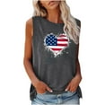 thumbnail image 1 of IROINNID Sleeveless Tank For Women Comfortable Casual Round Neckline Women Tops USA 4th Of July, 1 of 4