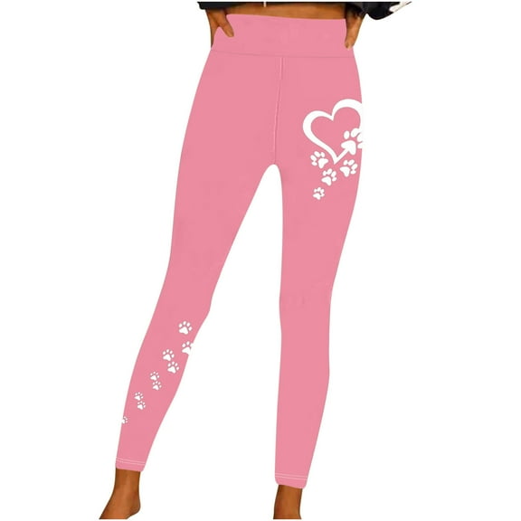 IROINNID Soft Leggings for Women - High Waisted Printed Tummy Control No See Through Workout Yoga Pants