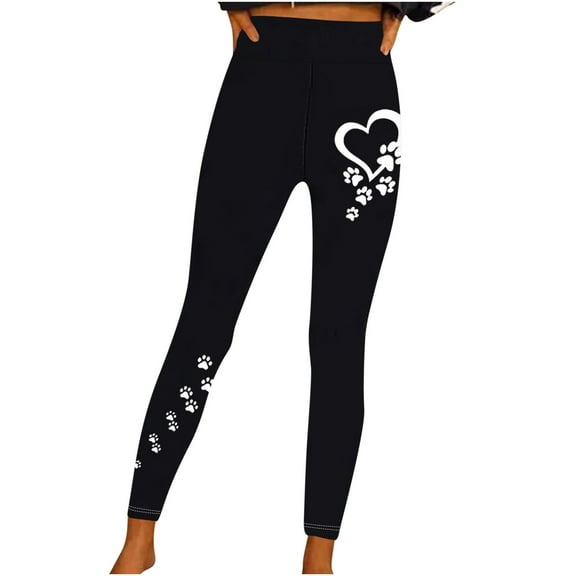 IROINNID Soft Leggings for Women - High Waisted Printed Tummy Control No See Through Workout Yoga Pants