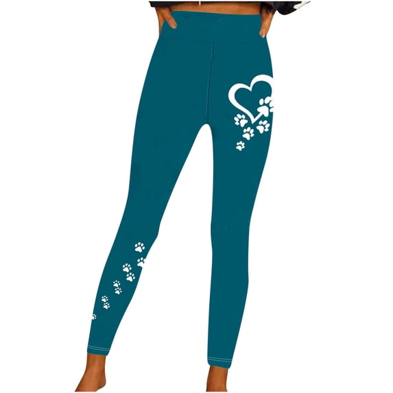 IROINNID Soft Leggings for Women - High Waisted Printed Tummy Control No See Through Workout Yoga Pants