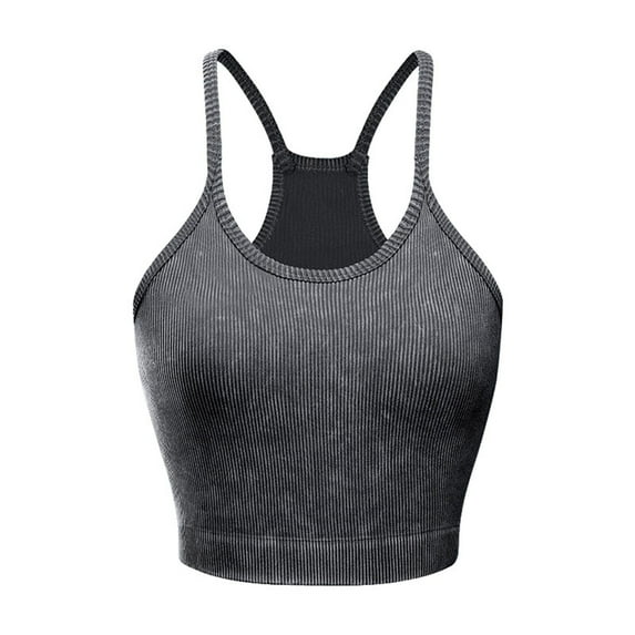 IROINNID Sports Bras for Women ,Tank Top Pack Padded Bralettes for Women ,Soild Color V Neck Bra for Women Girls