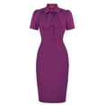 thumbnail image 1 of IROINNID Summer Dresses for Women 2024, Maxi Dress Short Sleeve and Round Neck Button Slim Summer Holiday Dresses, 1 of 3