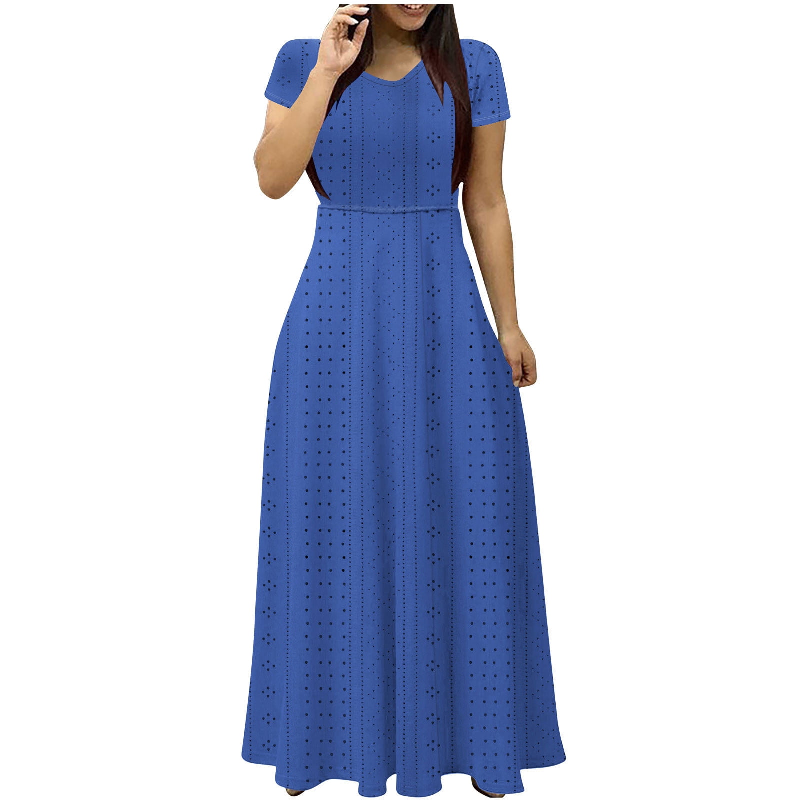 IROINNID Summer Dresses for Women , Maxi Dresses for Women with Short ...