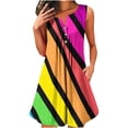 thumbnail image 1 of IROINNID Summer Dresses for Women 2024, Wedding Guest Dresses for Women , Round Neck and Sleeveless Printed Flowy Casual Vacation Dresses, 1 of 4