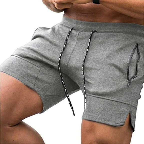 IROINNID Summer Loose Drawstring Zipper Pocket Shorts For Men
