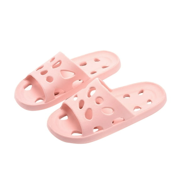 IROINNID Summer Men and Women Bathroom Shower Non-slip Soft Hollow Out Slippers for Home Wear and Outwear sandals