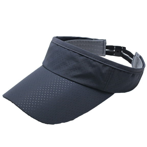 IROINNID Sun Visor for Women and Men Summer Sun Visor Outdoor Tennis Running Fast Dry Golf Hat,Dark Gray