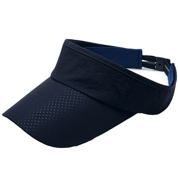 IROINNID Sun Visor for Women and Men Summer Sun Visor Outdoor Tennis Running Fast Dry Golf Hat,Navy