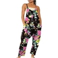 thumbnail image 1 of IROINNID Suspender Jumpsuit For Women Full-Length Casual Loose Baggy Pocket Overalls Sling Jumpsuit, 1 of 5