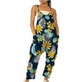 thumbnail image 1 of IROINNID Suspender Jumpsuit For Women Full-Length Casual Loose Baggy Pocket Overalls Sling Jumpsuit, 1 of 5