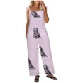 thumbnail image 1 of IROINNID Suspender Jumpsuit For Women Summer Backless Loose Long Rompers Jumpsuit, 1 of 8