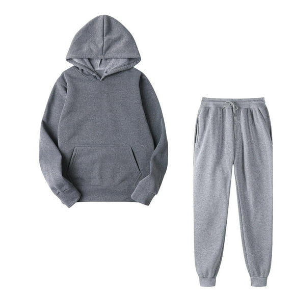 IROINNID Sweatsuit For Women 2 Pieces Set Deals Fall Winter Outfits Sports Tracksuits Long Sleeve Pullover Hoodies Pants Suit Sport Outfits Set,Gray