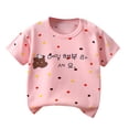 thumbnail image 1 of IROINNID T Shirt Round Neck Tee Shirt Short Sleeve Pullover Tops Graphic for Boy and Girls Summer 5-6 years, 1 of 3