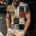 thumbnail image 1 of IROINNID T-Shirts for Big and Tall Men, Lightweight Thin Basic Botton Round Neck Summer Blouses for Men, 1 of 5