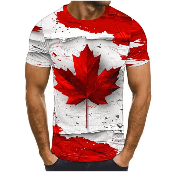 IROINNID T-Shirts for Big and Tall Men, Summer Essentials Lightweight Thin Basic Round Neck Printed Casual Slim Tops for Men