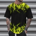thumbnail image 1 of IROINNID T-Shirts for Big and Tall Men, Summer Essentials Lightweight Thin Basic Round Neck Printed Tops for Men, 1 of 5