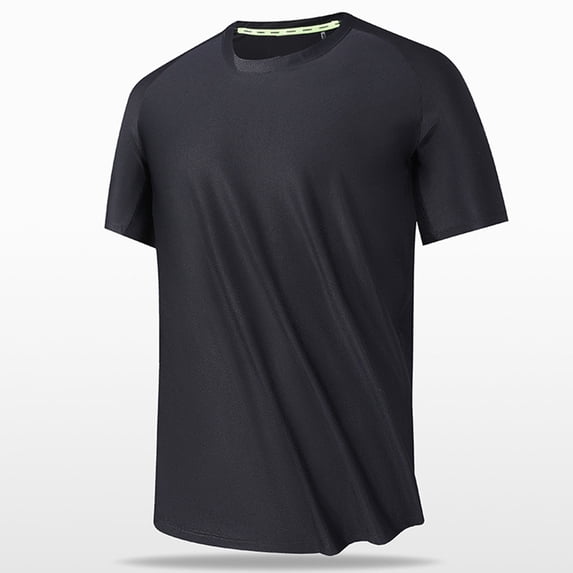 IROINNID T-Shirts for Big and Tall Men, Summer Lightweight Thin Basic Round Neck Solid Color Casual T-shirt for Men