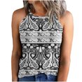 thumbnail image 1 of IROINNID Tank Tops For Women Casual Printed Vest Casual Sleeveless Loose T-shirt Tops, 1 of 4